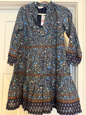 vineyard vines embroidered shift dress Vineyard Vines Pop Embroidered Floral Stretch Stripe Shift Dress 12 16